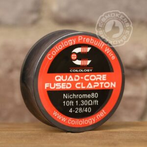 Coilology 10ft Spools/Reels [Ni80] Quad Core Fused Clapton
