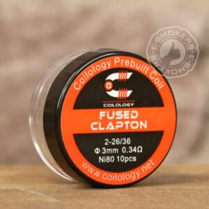 Coilology Fused Clapton coils 0.34ohm Ni80