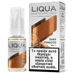 LIQUA 10ml - Dark Tobacco, Νικοτίνη 12 mg