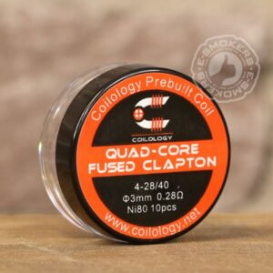 Coilology Quad Core Fused Clapton coils 0.28ohm Ni80