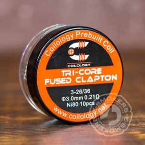 Coilology Tri-Core Fused Clapton coils 0.21ohm Ni80